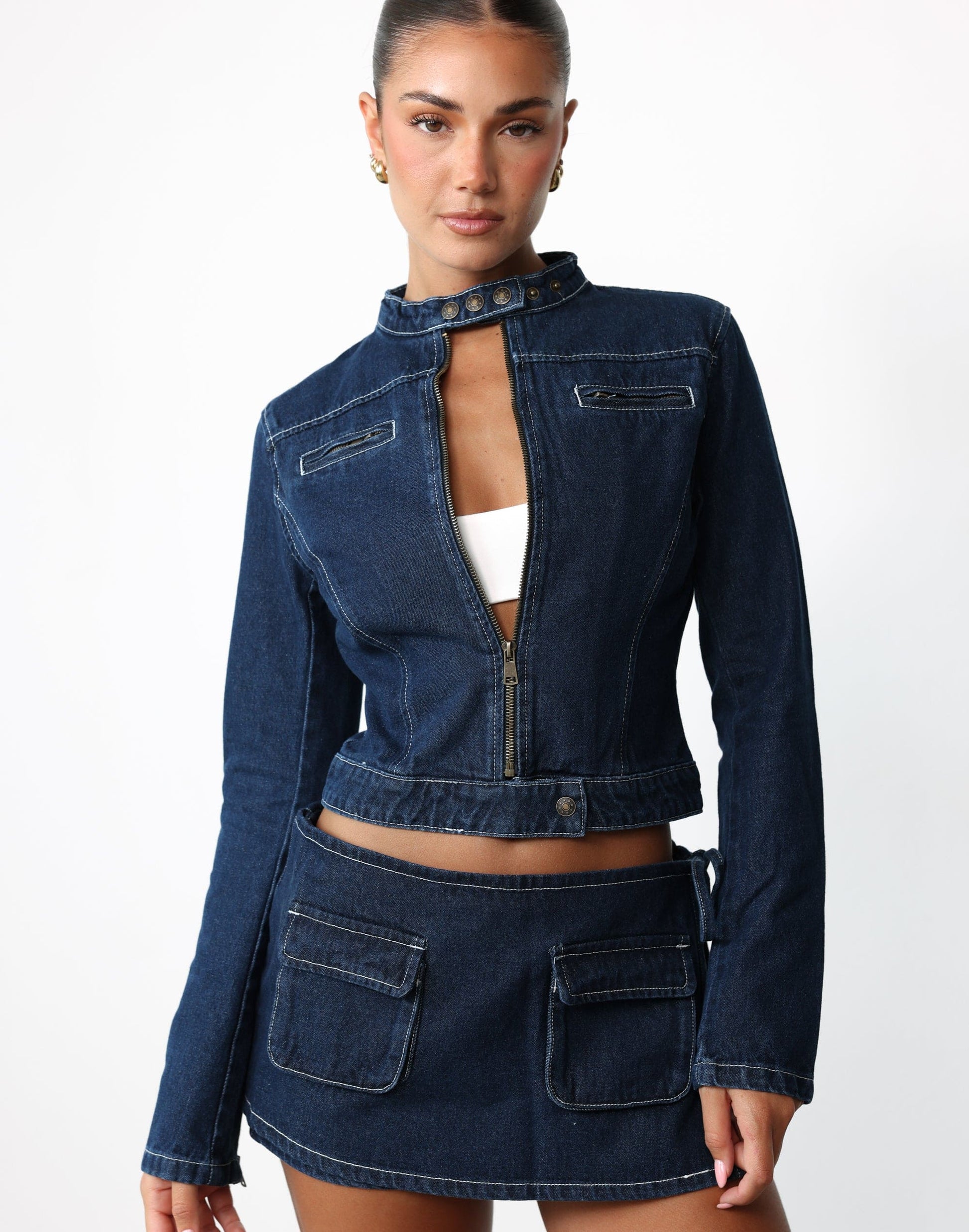 Countryside Skort (Blue Denim) - By Lioness