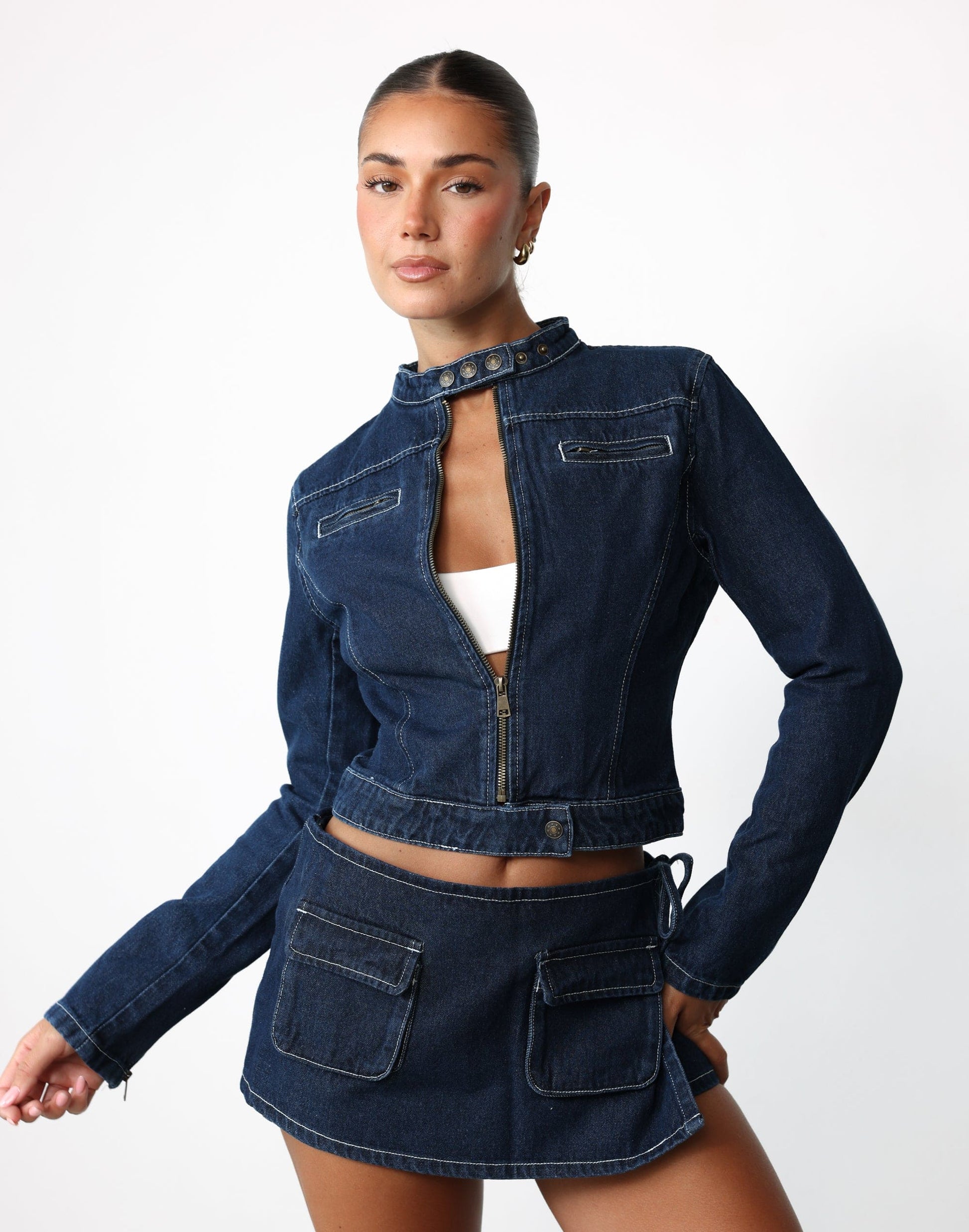Countryside Skort (Blue Denim) - By Lioness